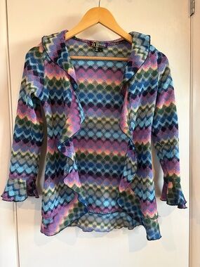 Jolt Jeans Y2K Knitted Cardigan. Size: Large (Juniors).